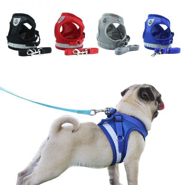 Pets Adjustable Reflective Harness