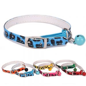 Cats Leather Collars with Bell